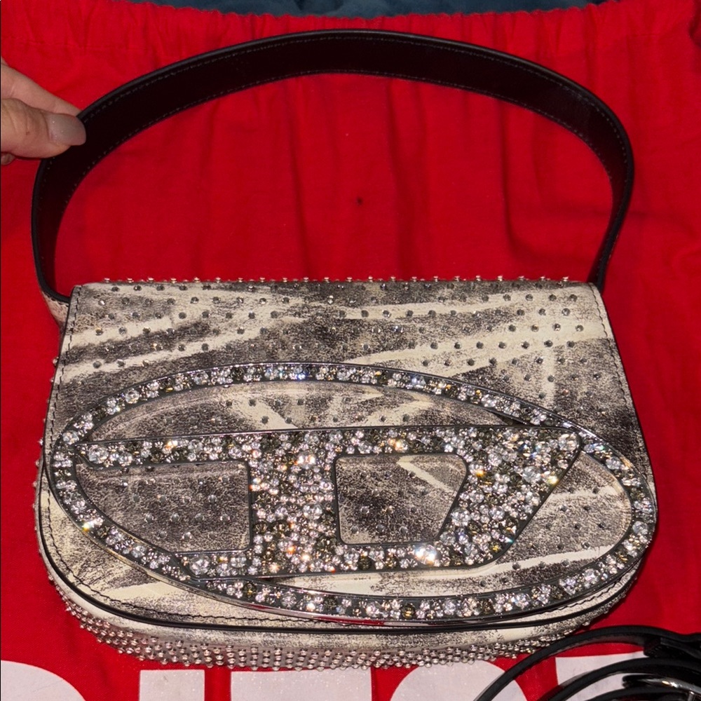 Diesel Embellished Shoulder Bag